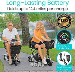 3 Wheel Mobility Scooter Electric Powered Mobile Wheelchair Device for Adults