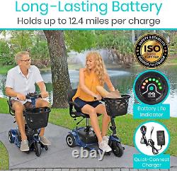 3 Wheel Mobility Scooter Electric Powered Mobile Wheelchair Device for Adults