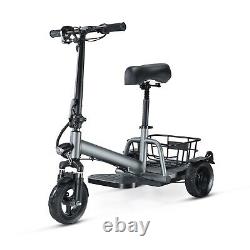 3 Wheel Mobility Scooter Electric Powered Mobile Wheelchair Device for Adults