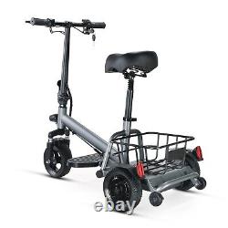 3 Wheel Mobility Scooter Electric Powered Mobile Wheelchair Device for Adults