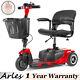 3 Wheel Mobility Scooter Electric Powered Wheelchair Device Travel For Seniors