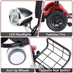 3-Wheel Mobility Scooter Power Wheel chair Electric Device Compact for Travel US