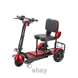 3-Wheel Mobility Scooter Power Wheel chair Electric Device Compact for Travel US