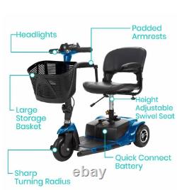 3 Wheel Mobility Scooter Power Wheelchair Folding Electric Scooters Home Travel