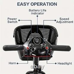 3 Wheels Mobility Scooter Electric Powered Mobile Folding Electric Wheelchair