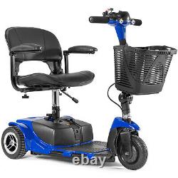 3 Wheels Mobility Scooter Electric Powered Mobile Folding Wheelchairs Device