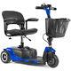 3 Wheels Mobility Scooter Electric Powered Mobile Folding Wheelchairs Device