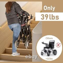 3 in 1 Intelligent Electric Wheelchair & Lightweight Rollator Walker with Seat