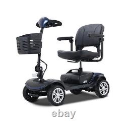 300W 4 Wheels Mobility Scooter Power Wheelchair Electric Scooters Home Travel