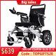 330lb Capacity Intelligent Foldable Electric Wheelchair All Terrain Scooters New