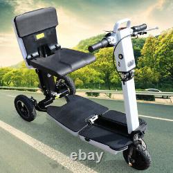 350W 3-Wheel Foldable Outdoor Electric Scooter Wheel Chair Mobility Scooters New