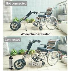 350W Electric Handcycle Wheelchair Conversion Kit+10AH Battery Mobility Scooter