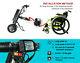 36v /500w /11.6ah Powerful Attachable Electric Handcycle Scooter For Wheelchair