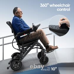 38lbs Foldable Electric Wheelchairs Intelligent Lightweight Scooters For Airline