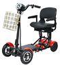4 Wheel Electric Mobility Scooter, Adjustable Armrests Wide Seat Portable & Fold