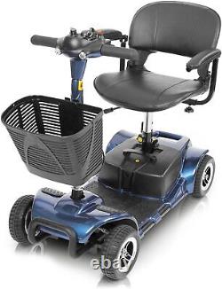 4 Wheel Electric Powered Wheelchair, Mobility Scooter, Compact Heavy Duty