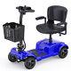 4 Wheel Folding Mobility Scooter Electric Power Wheelchairs Long Range Portable