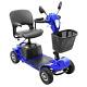 4-wheel Folding Mobility Scooter Electric Power Wheelchairs&reversing Reflection