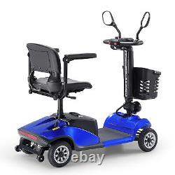 4-Wheel Folding Mobility Scooter Electric Wheelchair for Seniors 12 Mile Range