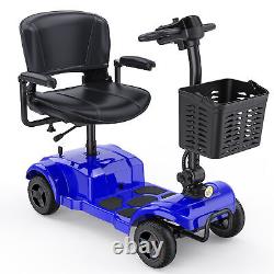 4 Wheel Folding Mobility Scooter Power Wheel Chairs Electric 25KM Long Range New