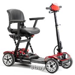 4 Wheel Folding Mobility Scooter Power Wheel Chairs Electric Device For Seniors