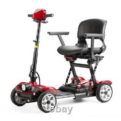 4 Wheel Folding Mobility Scooter Power Wheel Chairs Electric Device For Seniors