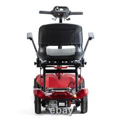 4 Wheel Folding Mobility Scooter Power Wheel Chairs Electric Device For Seniors