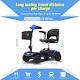 4 Wheel Folding Wheelchair Mobility Scooter Electric Powered Travel Elder 4.9mph