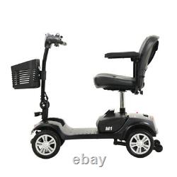 4 Wheel Garden Outdoor Lightweight Compact Mobility Scooters Powered Wheelchair