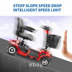 4 Wheel Mobility Scooter Electric Power Mobile Wheelchair Collapsible Compact