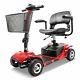 4 Wheel Mobility Scooter Electric Power Mobile Wheelchair For Seniors Adult Red