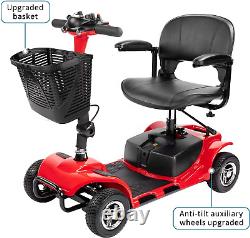 4 Wheel Mobility Scooter Electric Power Mobile Wheelchair for Seniors Adult with L