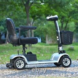 4 Wheel Mobility Scooter Electric Powered Wheelchair Device Max Load 550 IBS