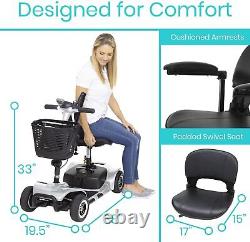 4 Wheel Mobility Scooter Electric Powered Wheelchair for Adults Elderly Mobile