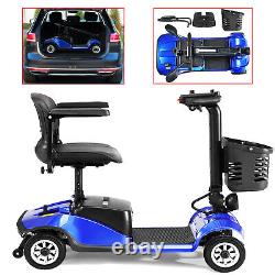 4-Wheel Mobility Scooter Power Electric Wheelchair Compact Heavy Mobile Seniors