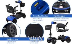 4-Wheel Mobility Scooter Power Wheel Chair Electric Device Compact Adult Travel