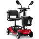 4 Wheel Mobility Scooter Power Wheelchair Folding Electric Scooter Home Travel