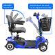 4 Wheel Power Mobility Scooter Heavy Duty Travel Wheel Chair Electric With Light