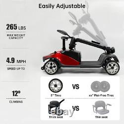 4 Wheels Elderly Seniors Electric Mobility Scooter Electric Powered Wheelchair R