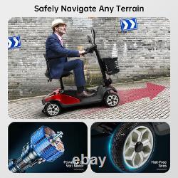 4 Wheels Elderly Seniors Electric Mobility Scooter Electric Powered Wheelchair R