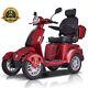 4 Wheels Electric Mobility Scooter 800w 60v 20ah Battery Wheelchair For Seniors