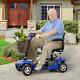4 Wheels Electric Mobility Scooter Heavy Duty Power Travel Wheel Chair Lcd Light