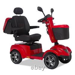 4 Wheels Electric Mobility Scooter Heavy Duty Travel Power Wheel Chairs 700W 12V