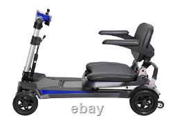 4 Wheels Foldable Travel Mobility Scooter Power Wheelchair Electric Home Travel