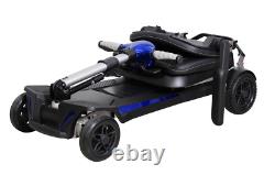 4 Wheels Foldable Travel Mobility Scooter Power Wheelchair Electric Home Travel