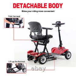 4 Wheels Folding Mobility Scooters Power Wheelchairs Electric Long Range Travel