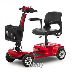 4 Wheels Mobility Electric Scooter Power Wheelchair Folding Scooters Home Travel