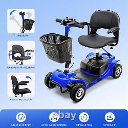 4 Wheels Mobility Scooter 200W Heavy Duty Electric Wheelchair All Terrain Travel