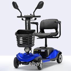 4 Wheels Mobility Scooter Electric Powered Folding Motor Wheelchair Adult Senior