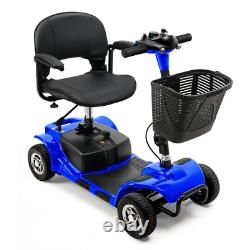 4 Wheels Mobility Scooter, Electric Powered Wheelchair Device for Travel, Adults